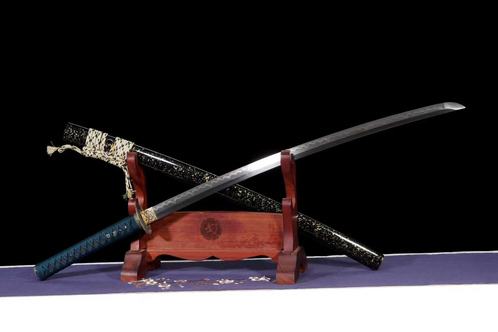 Kiếm Nhật Katana Nộ Hải Tiềm Sa T10 Thép Tôi Lửa